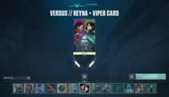 Versus Player Card for Reyna and Viper (Image via Riot Games)